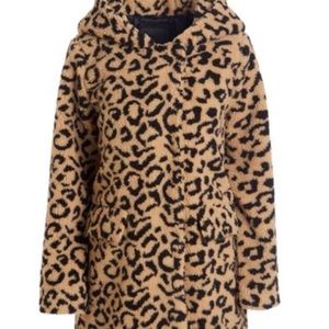 Madden Sherpa Leopard Coat